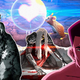 A collage of Nitro Kid, Moonscars, There Is No Light, and The Spirit and the Mouse's playable characters.